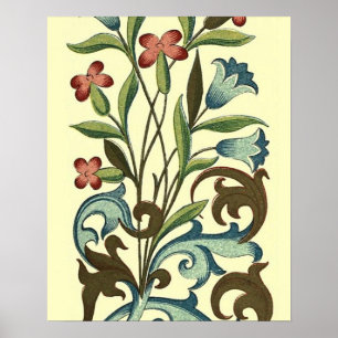Blume Blumenwallpaper Art Nouveau Hübsch Poster