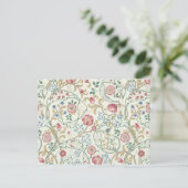 Blume, Blumiges Muster, William Morris Postkarte (Stehend Vorderseite)
