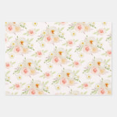 Blume Blush Garden Geschenkpapier Set (Vorderseite)
