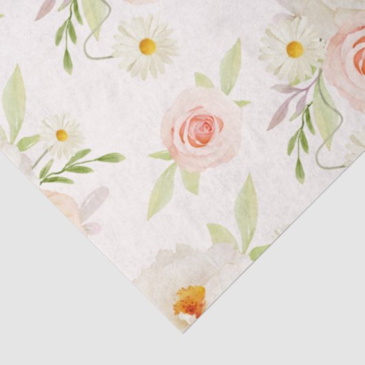 Blume Blush Garden Seidenpapier (Ausschnitt)