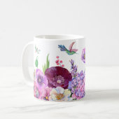 Blume Blüte Foto individuelle Name Kaffeetasse (Vorderseite Links)