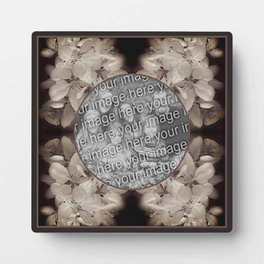 Blume Blüten Abstrakt Foto hinzufügen Fotoplatte (Vorderseite)