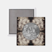 Blume Blüten Abstrakt Foto hinzufügen Magnet (Vorderseite/Rückseite)