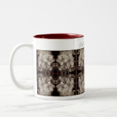 Blume Blüten Abstrakt Foto hinzufügen Zweifarbige Tasse (Links)