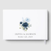 Blume, Blüten, Boho, Blumenzehen Gästebuch (Rückseite)