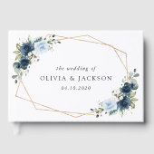 Blume, Blüten, Boho, Blumenzehen Gästebuch (Vorderseite)