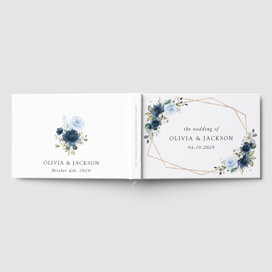 Blume, Blüten, Boho, Blumenzehen Gästebuch (Voll)