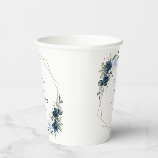 Blume, Blüten, Boho, Blumenzehen Pappbecher (Rechts)