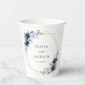 Blume, Blüten, Boho, Blumenzehen Pappbecher (Vorderseite)