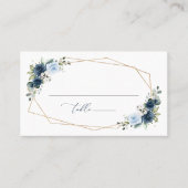 Blume, Blüten, Boho, Blumenzehen Platzkarte (Vorderseite)