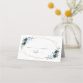 Blume, Blüten, Boho, Blumenzehen Platzkarte (Vorderseite)