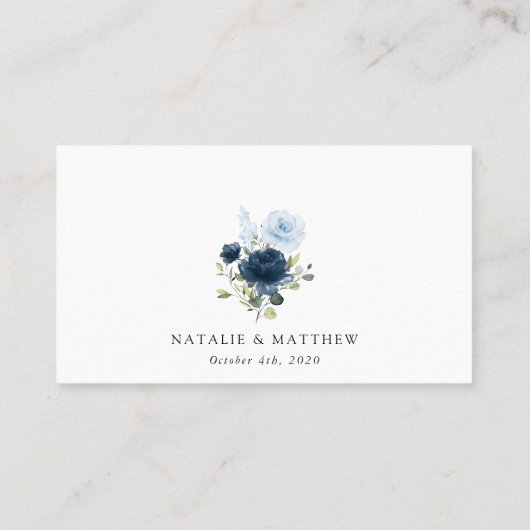 Blume, Blüten, Boho, Blumenzehen Platzkarte (Rückseite)