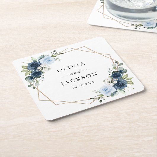 Blume, Blüten, Boho, Blumenzehen Rechteckiger Pappuntersetzer (angewinkelt)