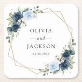 Blume, Blüten, Boho, Blumenzehen Rechteckiger Pappuntersetzer (Vorderseite)