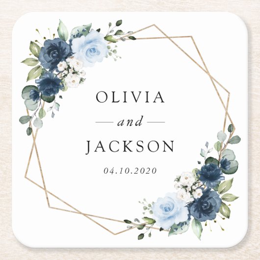 Blume, Blüten, Boho, Blumenzehen Rechteckiger Pappuntersetzer (Vorderseite)