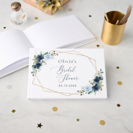 Blume, Blüten, Boho, Brautparty Gästebuch