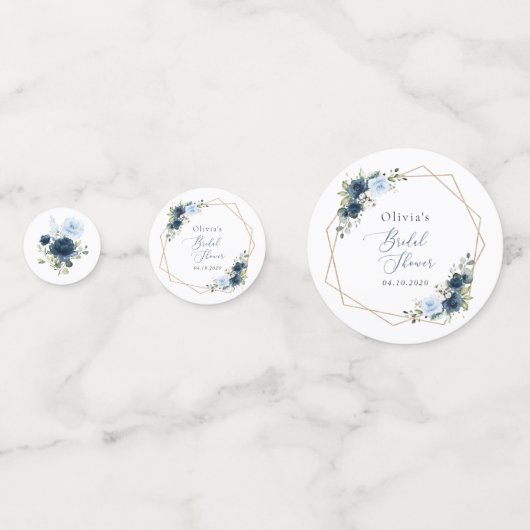 Blume, Blüten, Boho, Brautparty Konfetti (Rückseiten)