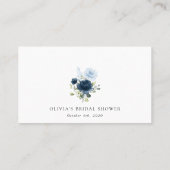 Blume, Blüten, Boho, Brautparty Platzkarte (Rückseite)