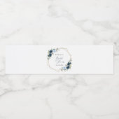 Blume, Blüten, Boho, Brautparty Wasserflaschenetikett (Einzelnes Label)