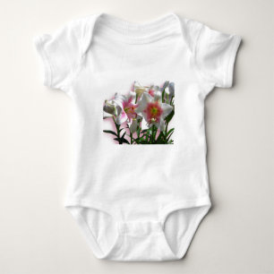 Blume Blüten Frühjahrsgarten Liebe Dusche Party Baby Strampler