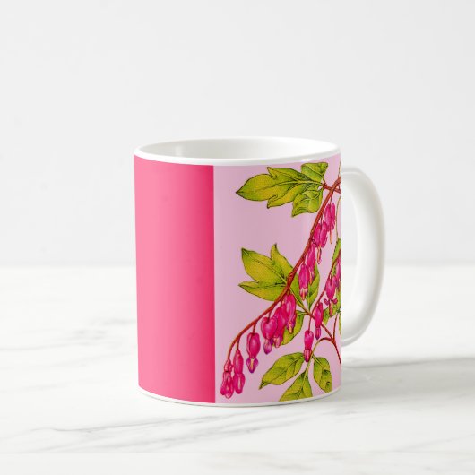Blume bluten kaffeetasse (VorderseiteRechts)