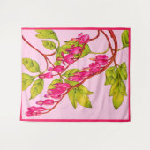 Blume bluten wandteppich (Vorderseite (Horizontal))