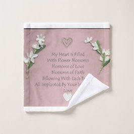 Blume Blüten Wash Tuch