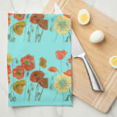 Blume Blütenmütterchen Mama Mother Geschirrtuch (Viertel Falte)