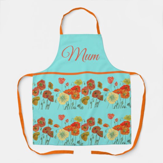 Blume Blütenmütterchen Mama Mother Schürze (Vorderseite)