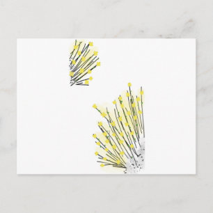 Blume Blütenpraxis personalisieren Anniversalen Postkarte