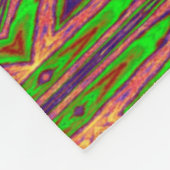 Blume Bohemischer Garten im Sommer 3 Fleecedecke (Ecke)