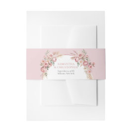 Blume boho arch pamps einladungsbanderole