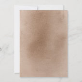 Blume Boho Brautparty Einladung (Rückseite)