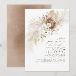 Blume Boho Brautparty Einladung