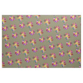 Blume Boho Floral Chic Khaki Green Stoff (Fat Quarter (45,7 x 55,9 cm))