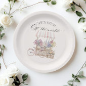 Blume Boho Frische Pasta machen Pappteller