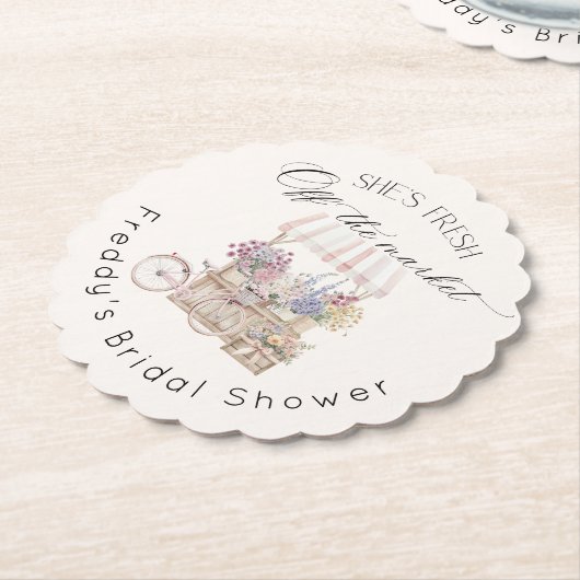 Blume Boho Frische Pasta machen Untersetzer (angewinkelt)