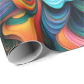 Blume Boho Geschenkpapier (Rolleneckpunkt)