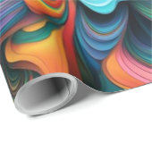 Blume Boho Geschenkpapier (Rolleneckpunkt)