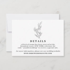 Blume Boho Hochzeit Details Herbst Einladung