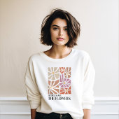 Blume Boho Inspiration Zitat T-Shirt