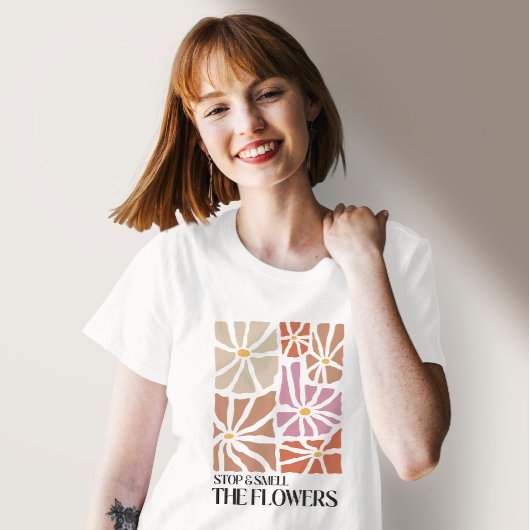 Blume Boho Inspiration Zitat T-Shirt