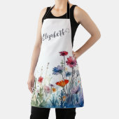 Blume Boho Name Schürze (InSitu)