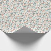 Blume Boho Retro Pastellfarben Geschenkpapier (Ecke)