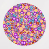 Blume-Bombe1 Etiketten (Design 2)
