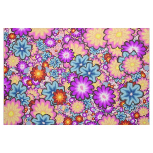 Blume-Bombe1 Stoff (Fat Quarter (45,7 x 55,9 cm))
