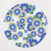 Blume-Bombe 7 Etiketten (Design 2)