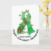 Blume BONORGAN DONATION AWARENESS Apparel Karte (Gelbe Blume)