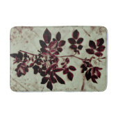 Blume Bordeaux Badematte (Vorderseite)