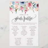 Blume Border Pursuit Jäger Game Paper Card Flyer (Vorne)